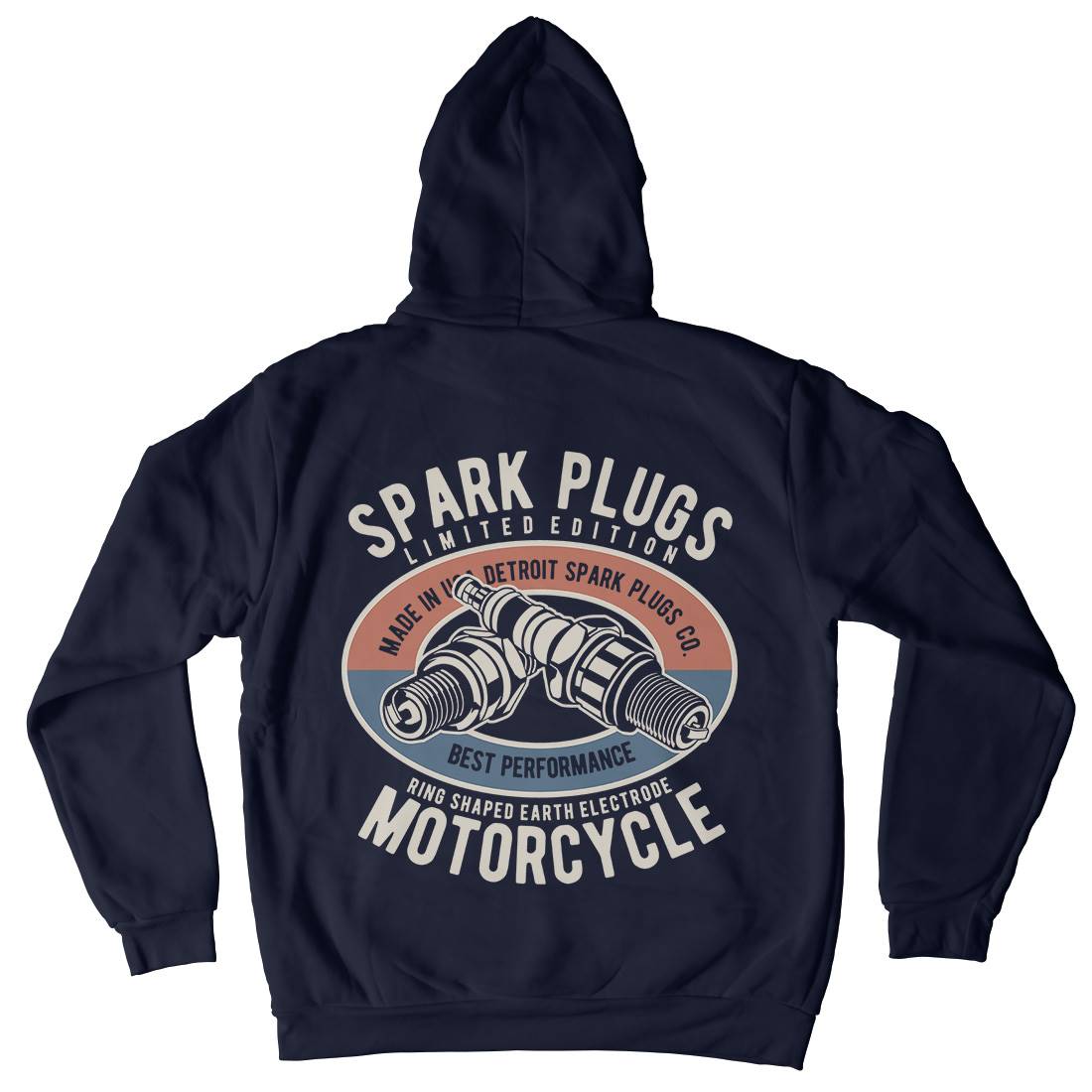 Spark Plugs Kids Crew Neck Hoodie Motorcycles B256
