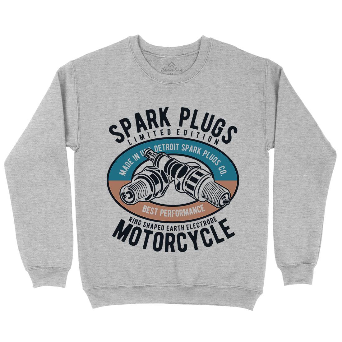 Spark Plugs Kids Crew Neck Sweatshirt Motorcycles B256