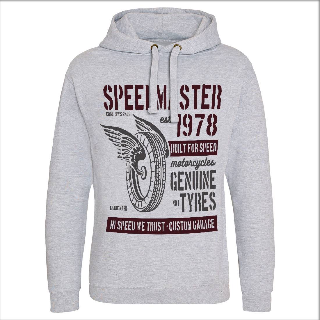 Speed Master Mens Hoodie Without Pocket Motorcycles B257