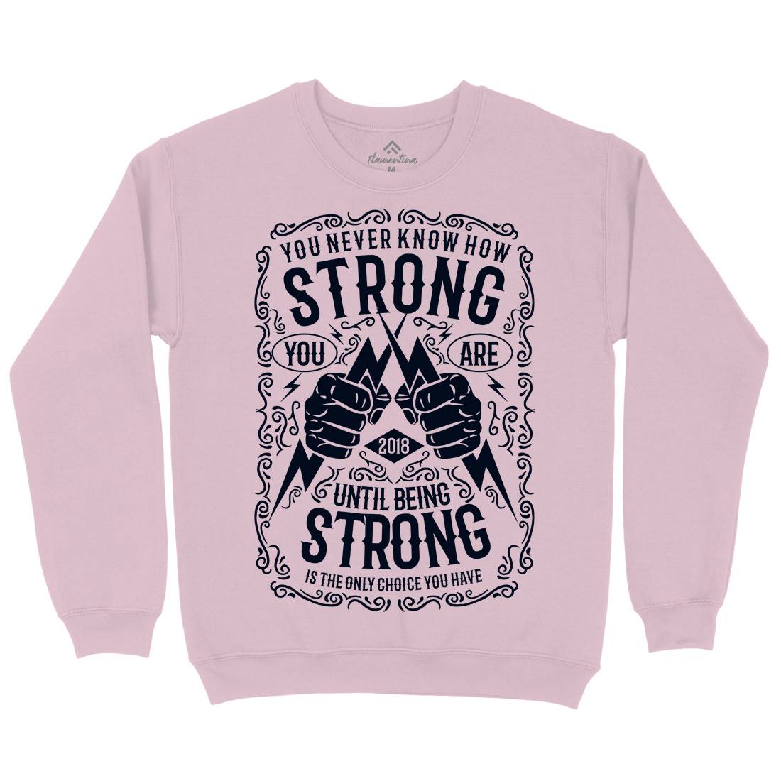 Strong Kids Crew Neck Sweatshirt Gym B258