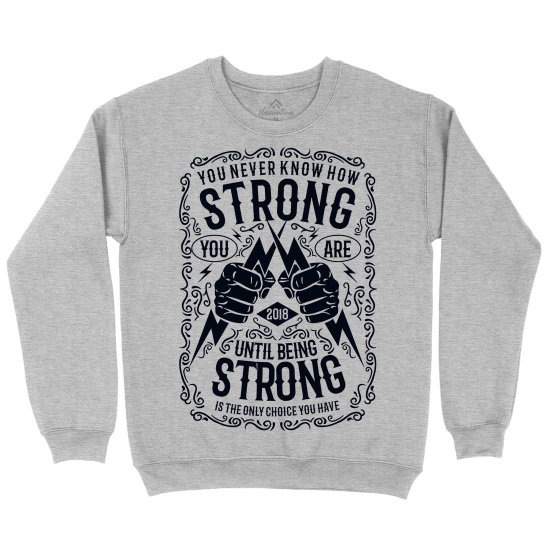 Strong Kids Crew Neck Sweatshirt Gym B258