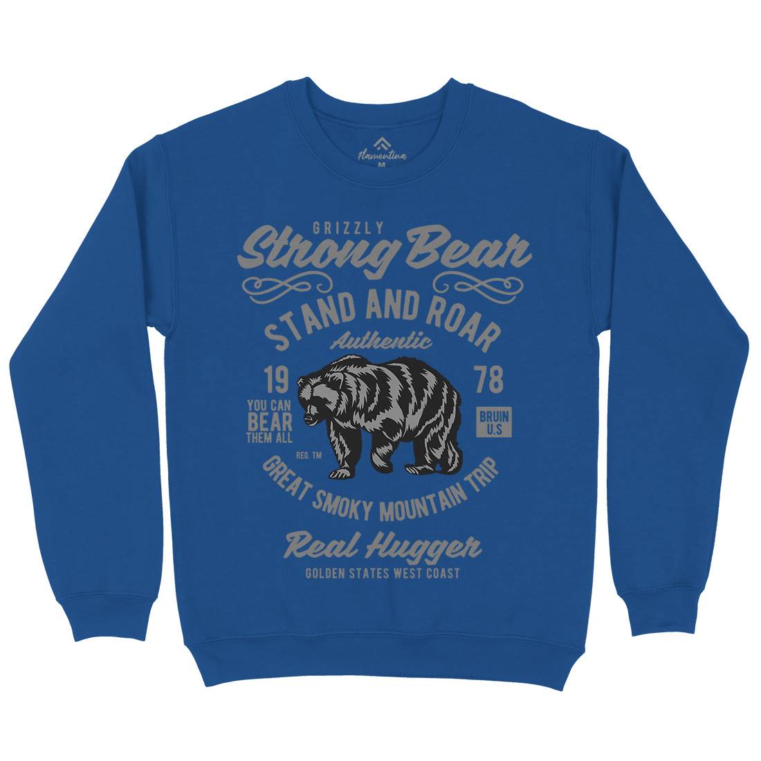 Strong Bear Kids Crew Neck Sweatshirt Animals B259