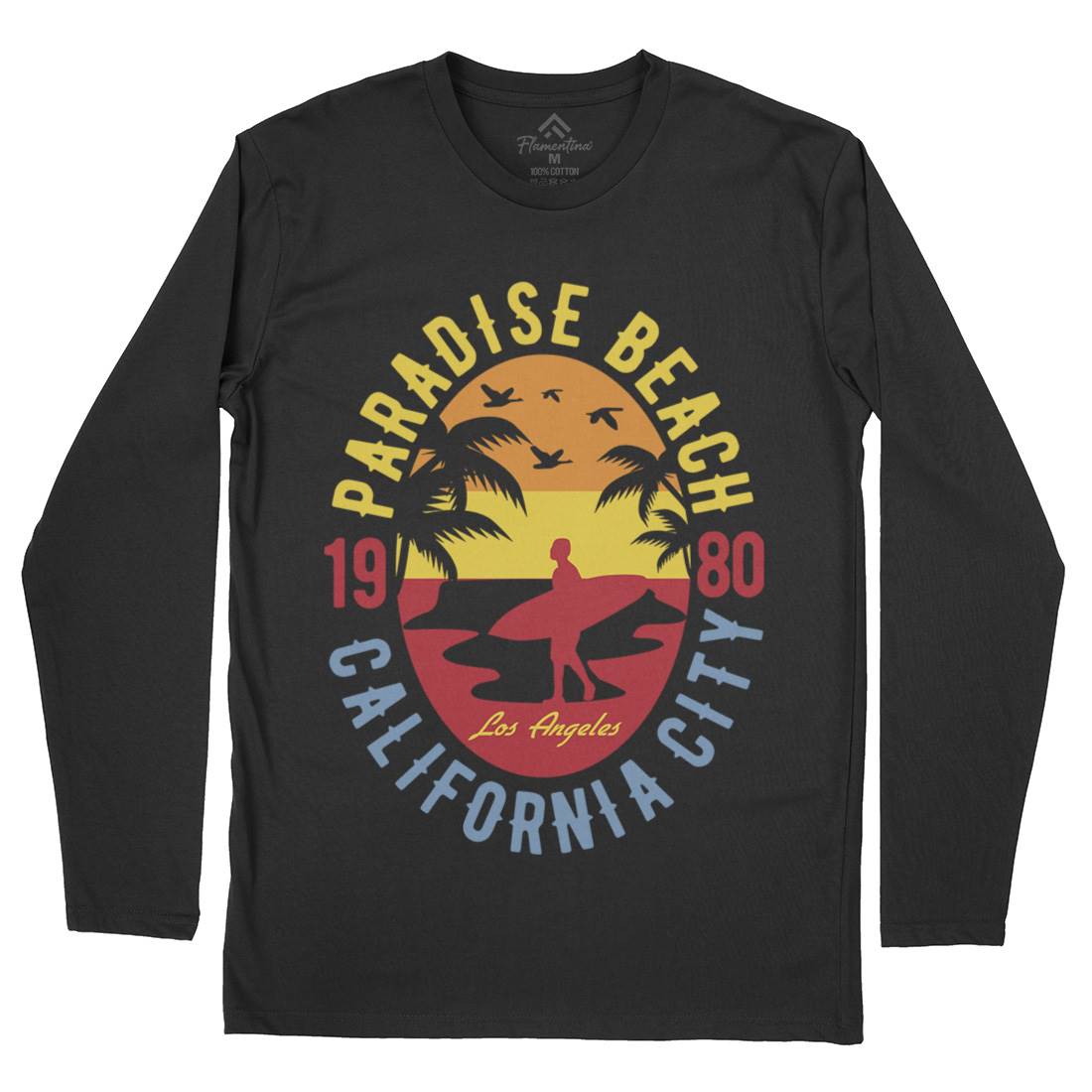 Sunshine Paradise Mens Long Sleeve T-Shirt Surf B260