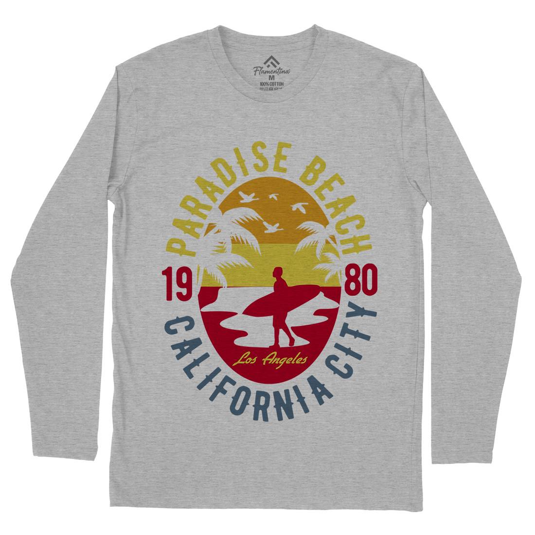 Sunshine Paradise Mens Long Sleeve T-Shirt Surf B260