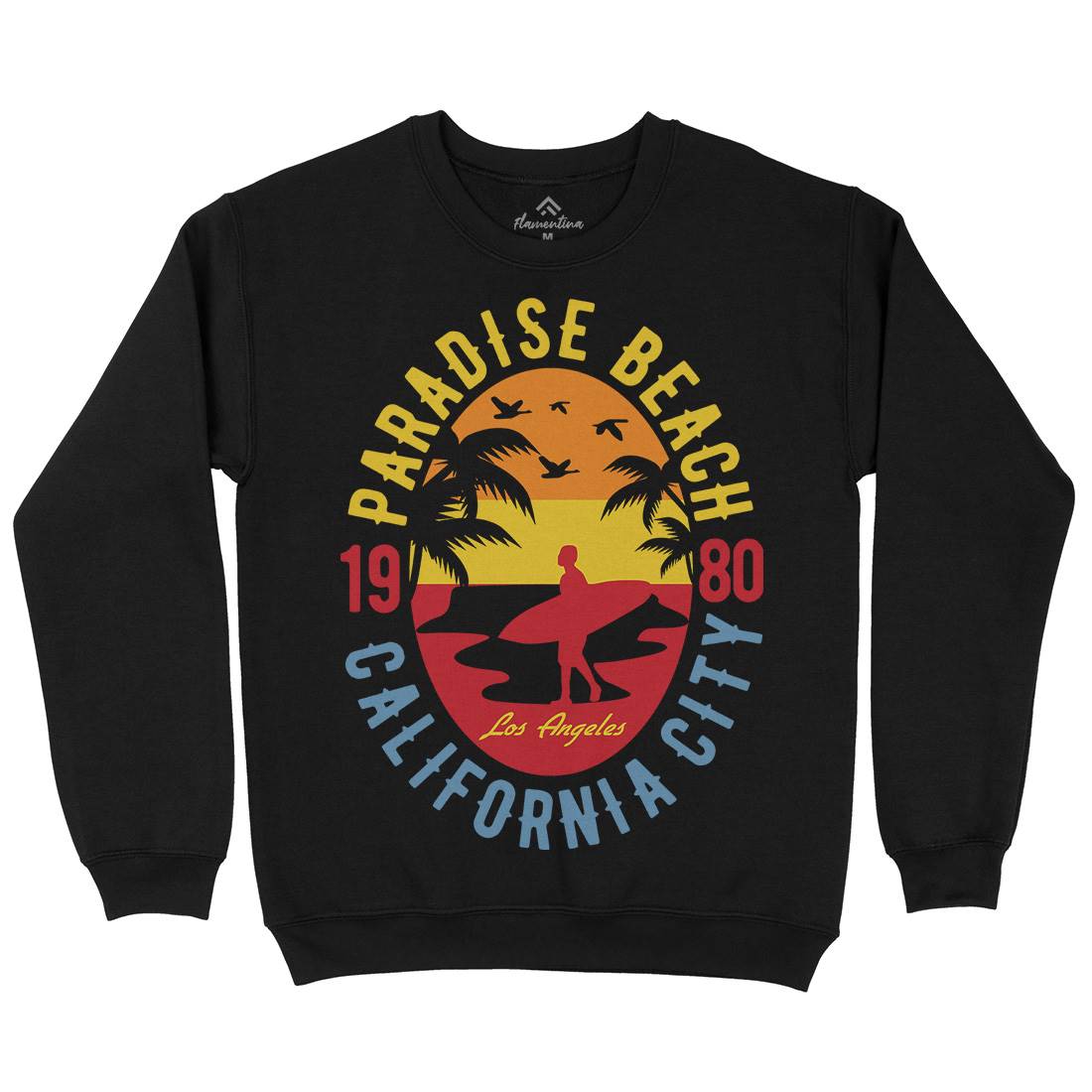 Sunshine Paradise Mens Crew Neck Sweatshirt Surf B260