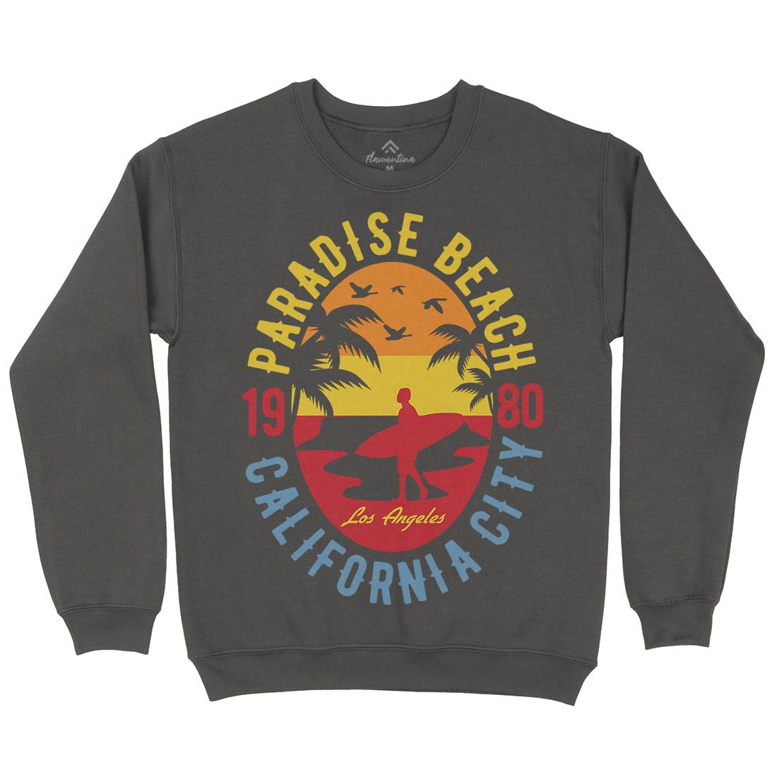 Sunshine Paradise Kids Crew Neck Sweatshirt Surf B260