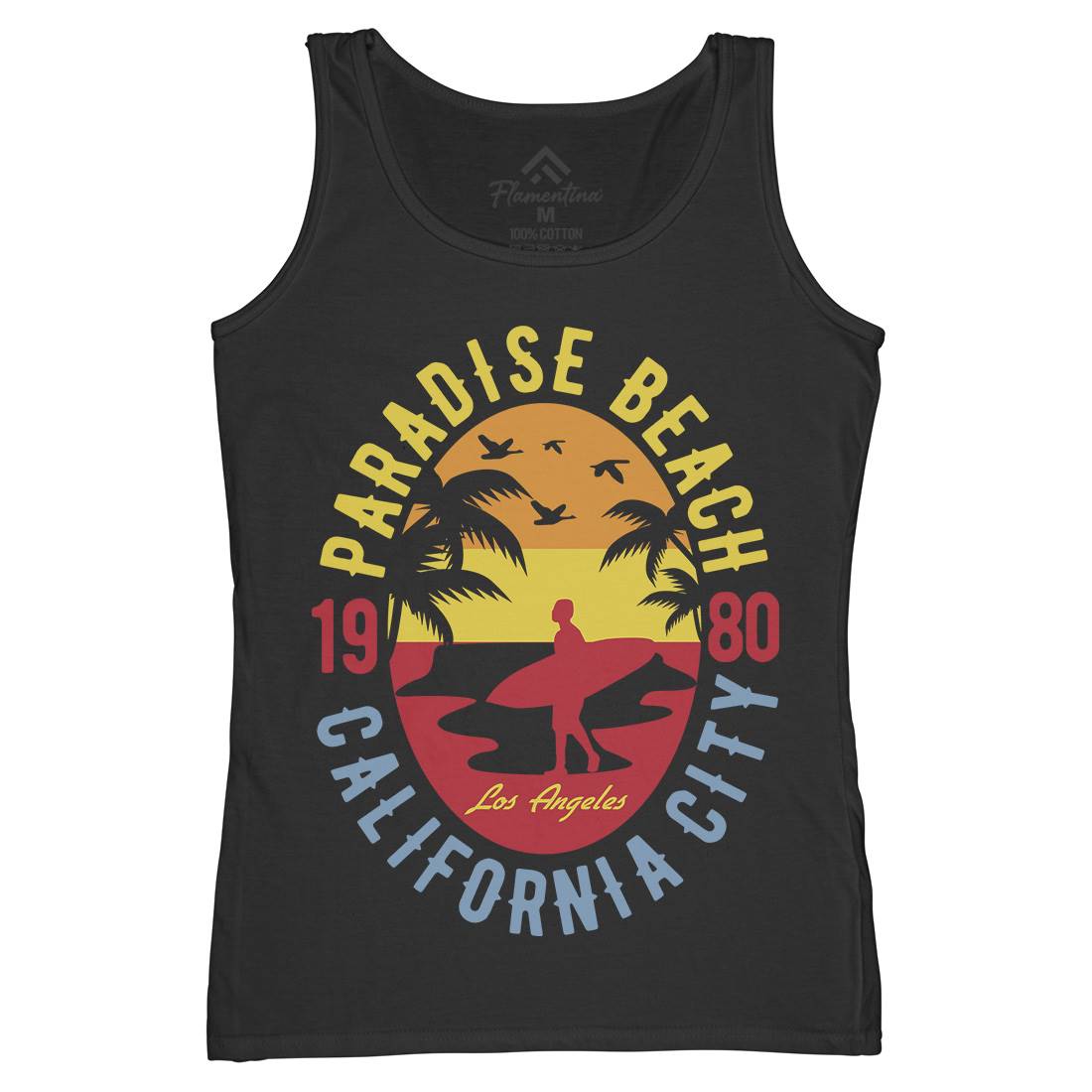 Sunshine Paradise Womens Organic Tank Top Vest Surf B260