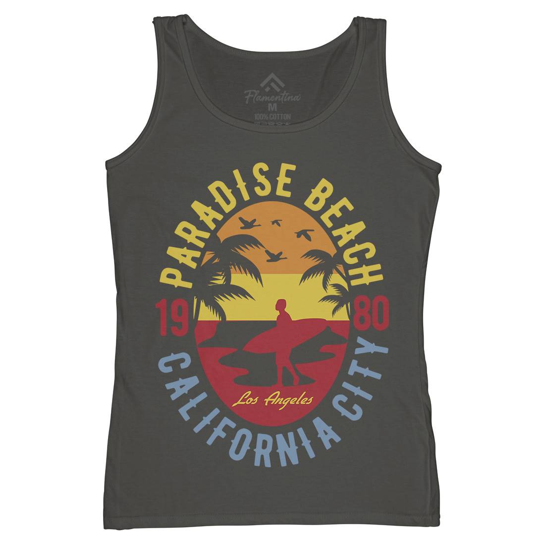 Sunshine Paradise Womens Organic Tank Top Vest Surf B260
