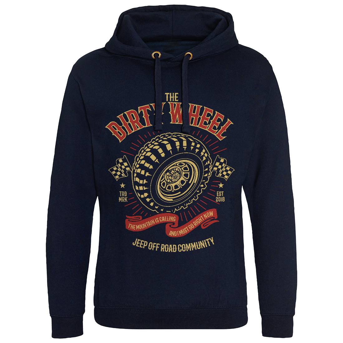 The Dirty Wheel Mens Hoodie Without Pocket Cars B262