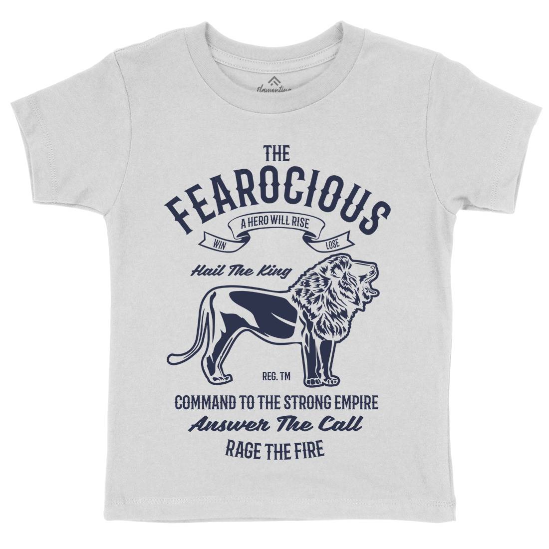 The Ferocious Kids Crew Neck T-Shirt Animals B263