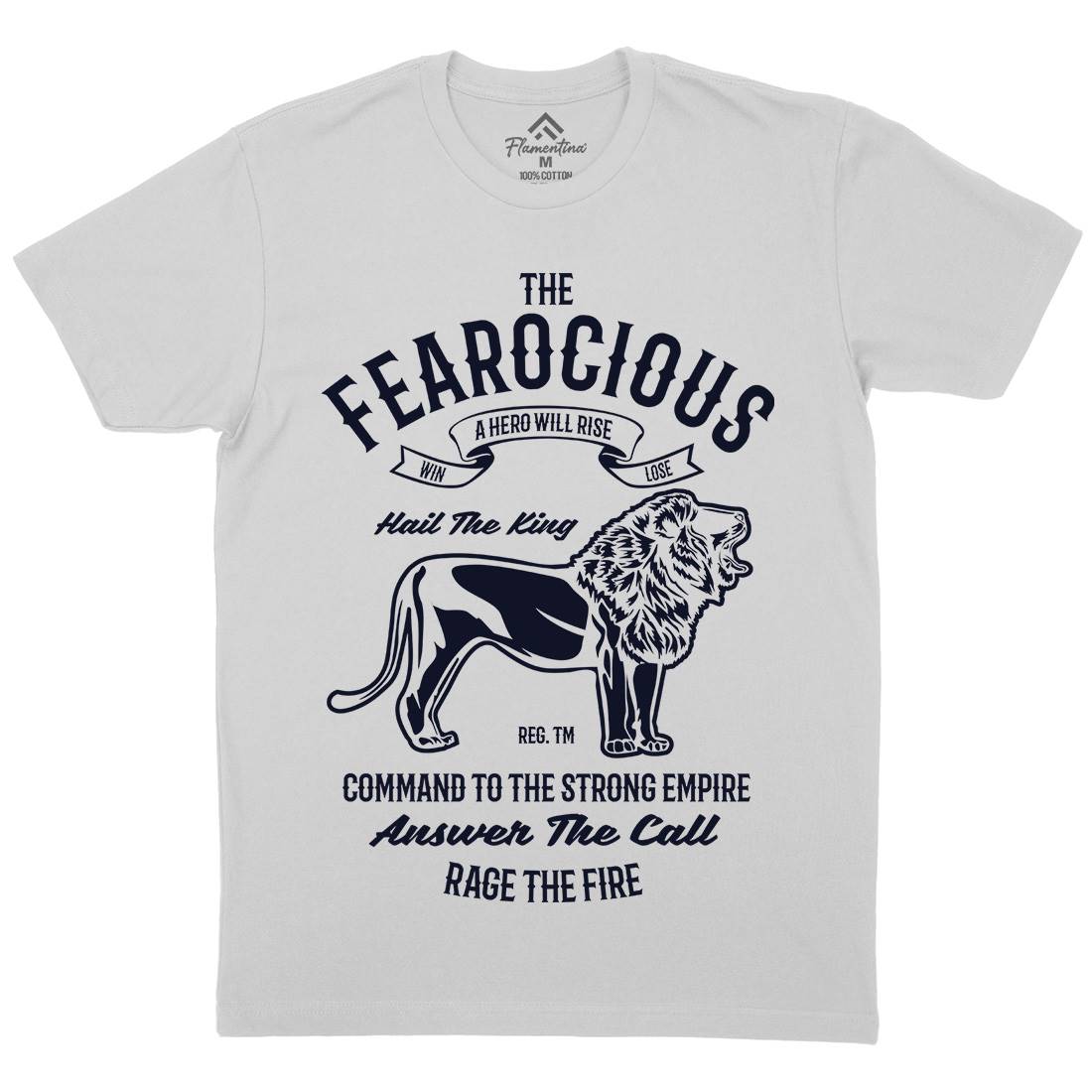 The Ferocious Mens Crew Neck T-Shirt Animals B263