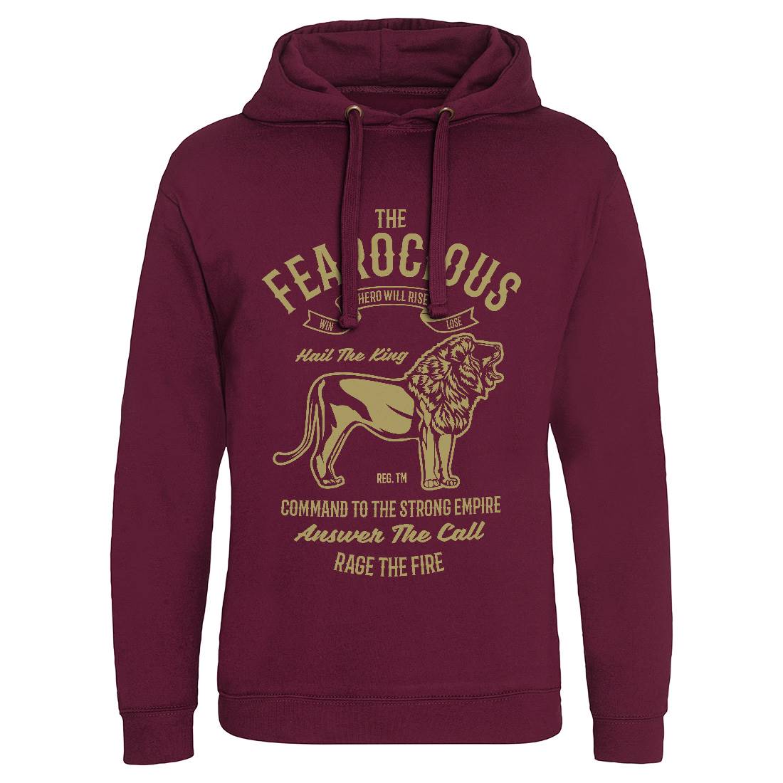 The Ferocious Mens Hoodie Without Pocket Animals B263