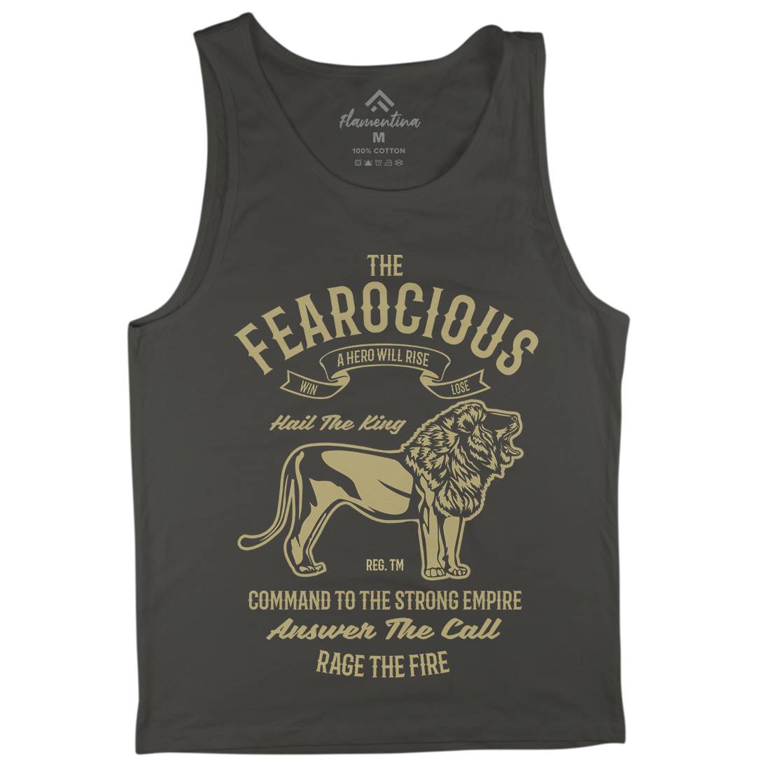 The Ferocious Mens Tank Top Vest Animals B263