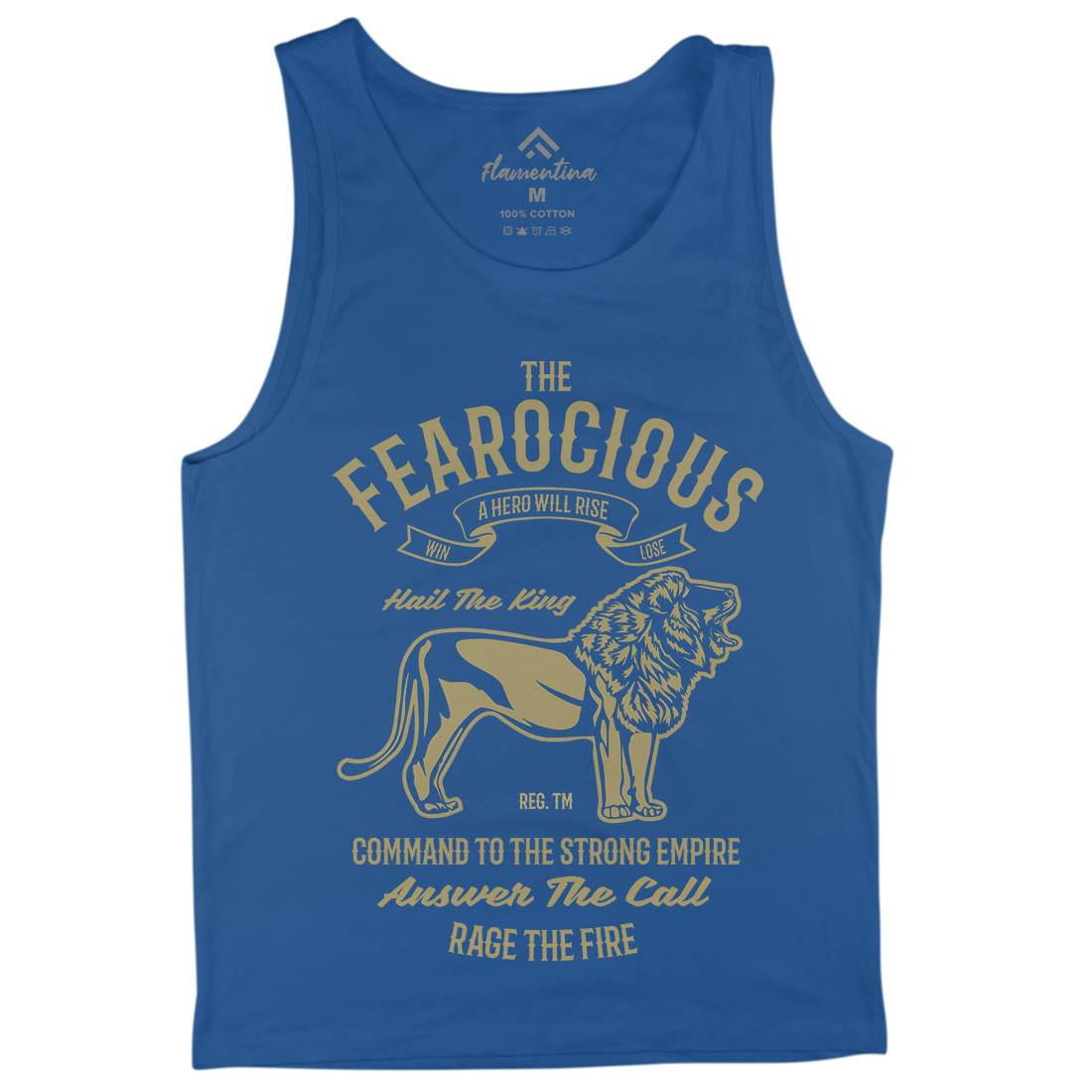 The Ferocious Mens Tank Top Vest Animals B263