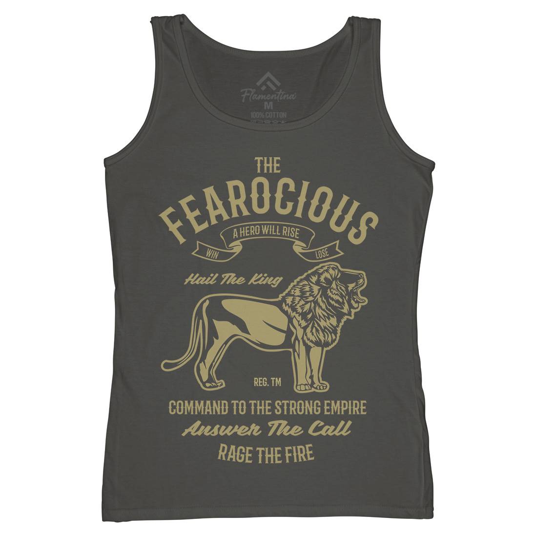 The Ferocious Womens Organic Tank Top Vest Animals B263