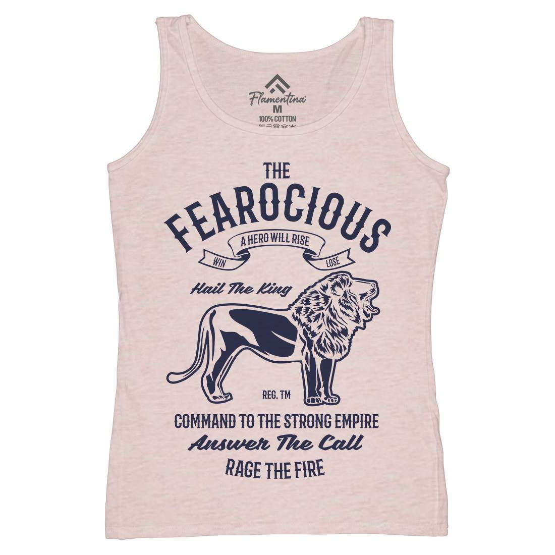 The Ferocious Womens Organic Tank Top Vest Animals B263