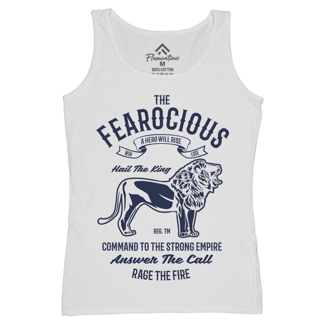 The Ferocious Womens Organic Tank Top Vest Animals B263