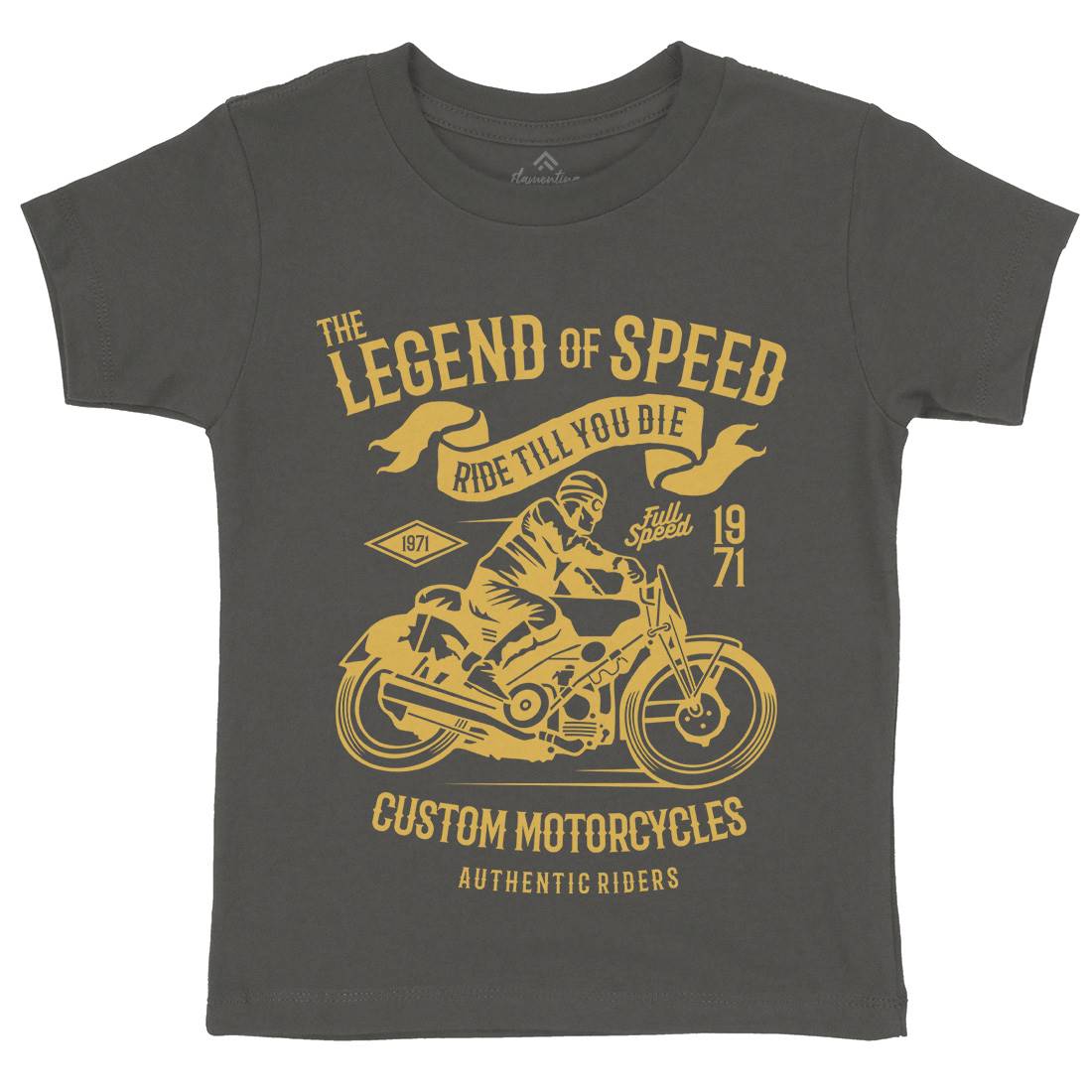 Legend Of Speed Kids Crew Neck T-Shirt Motorcycles B264