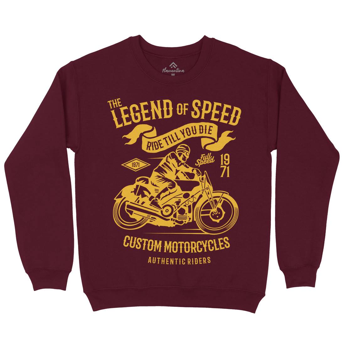 Legend Of Speed Kids Crew Neck Sweatshirt Motorcycles B264