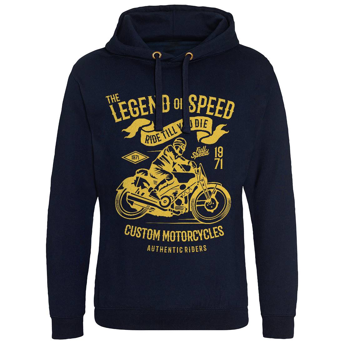 Legend Of Speed Mens Hoodie Without Pocket Motorcycles B264