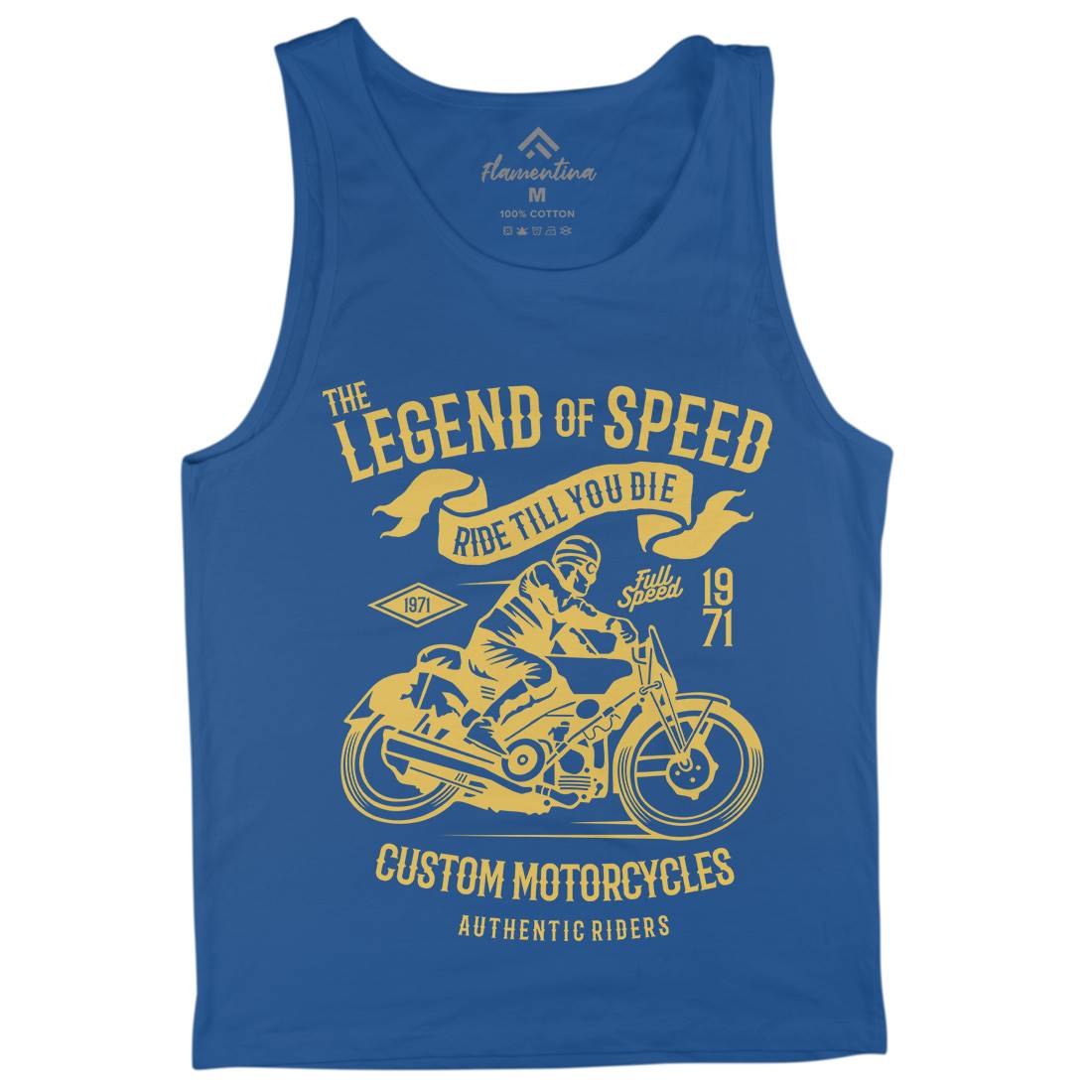 Legend Of Speed Mens Tank Top Vest Motorcycles B264