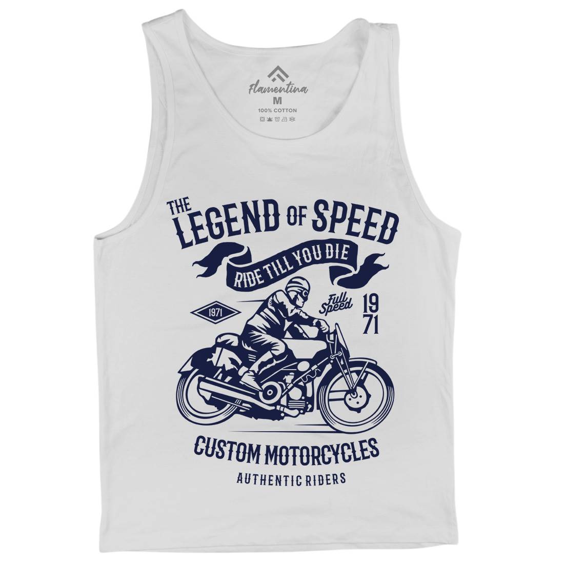 Legend Of Speed Mens Tank Top Vest Motorcycles B264