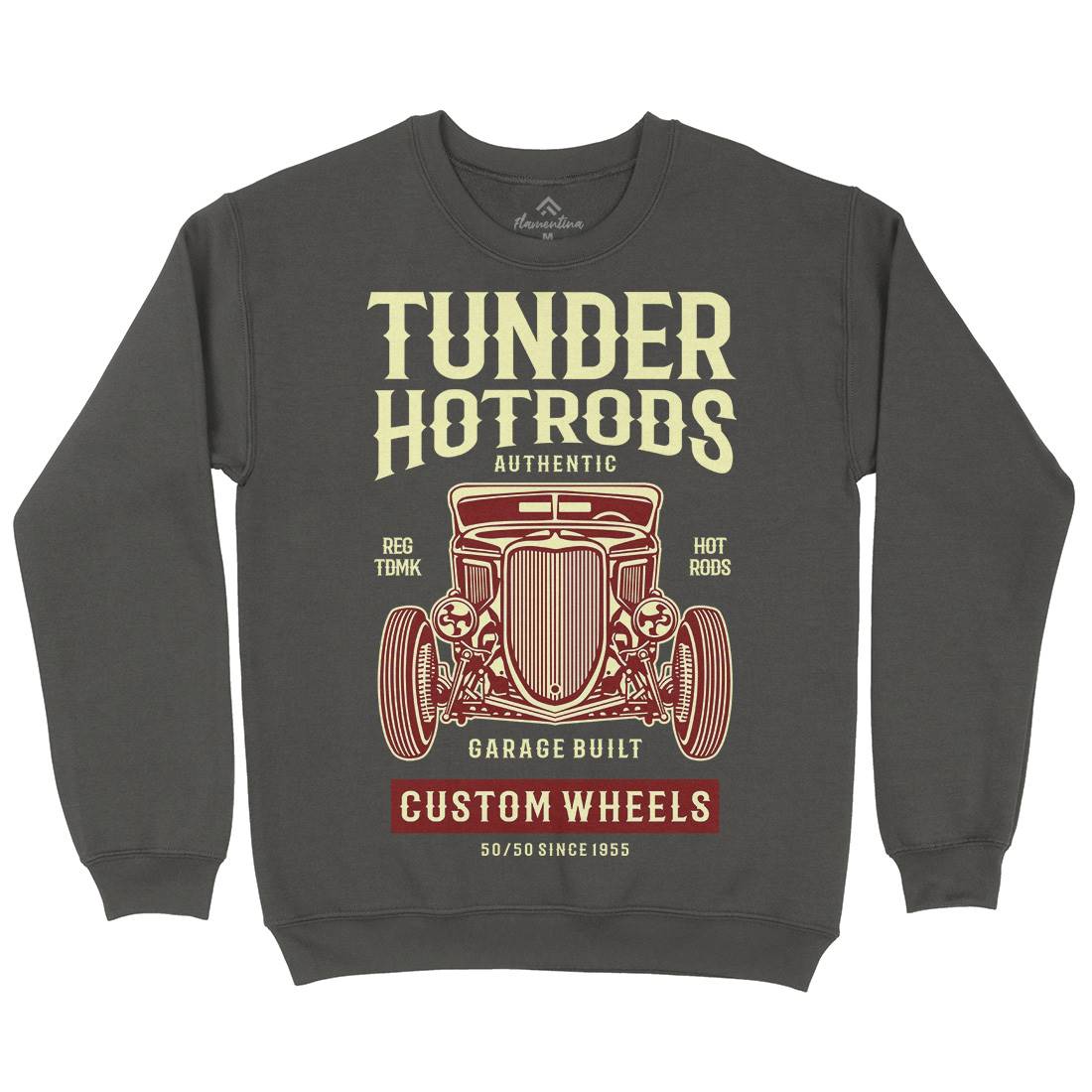 Thunder Hot Rods Kids Crew Neck Sweatshirt Cars B266