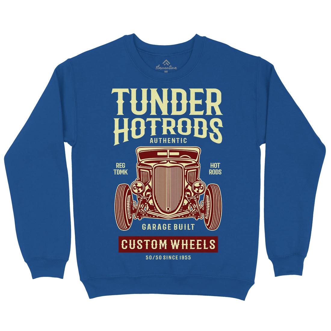 Thunder Hot Rods Kids Crew Neck Sweatshirt Cars B266