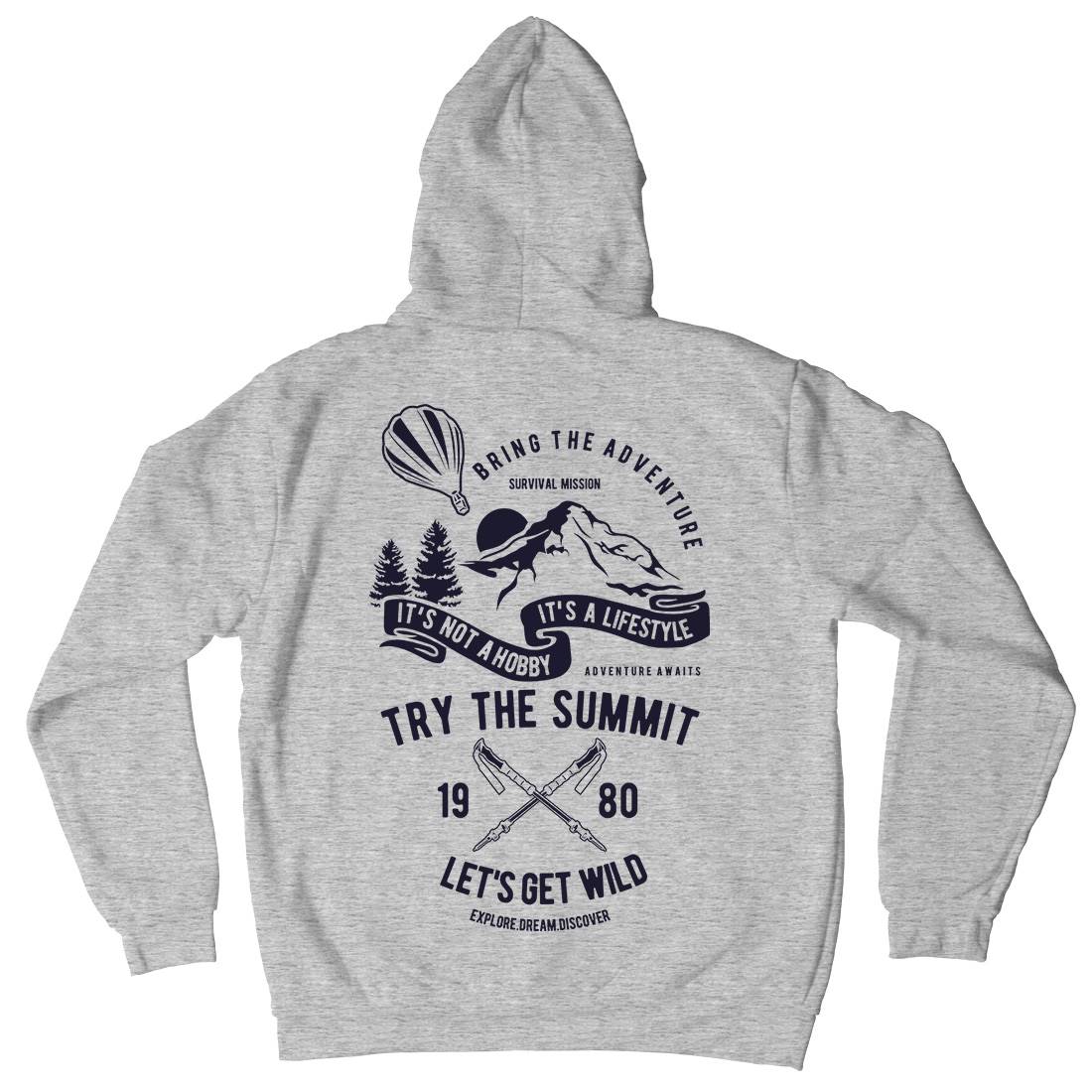 Try The Summit Mens Hoodie With Pocket Nature B267