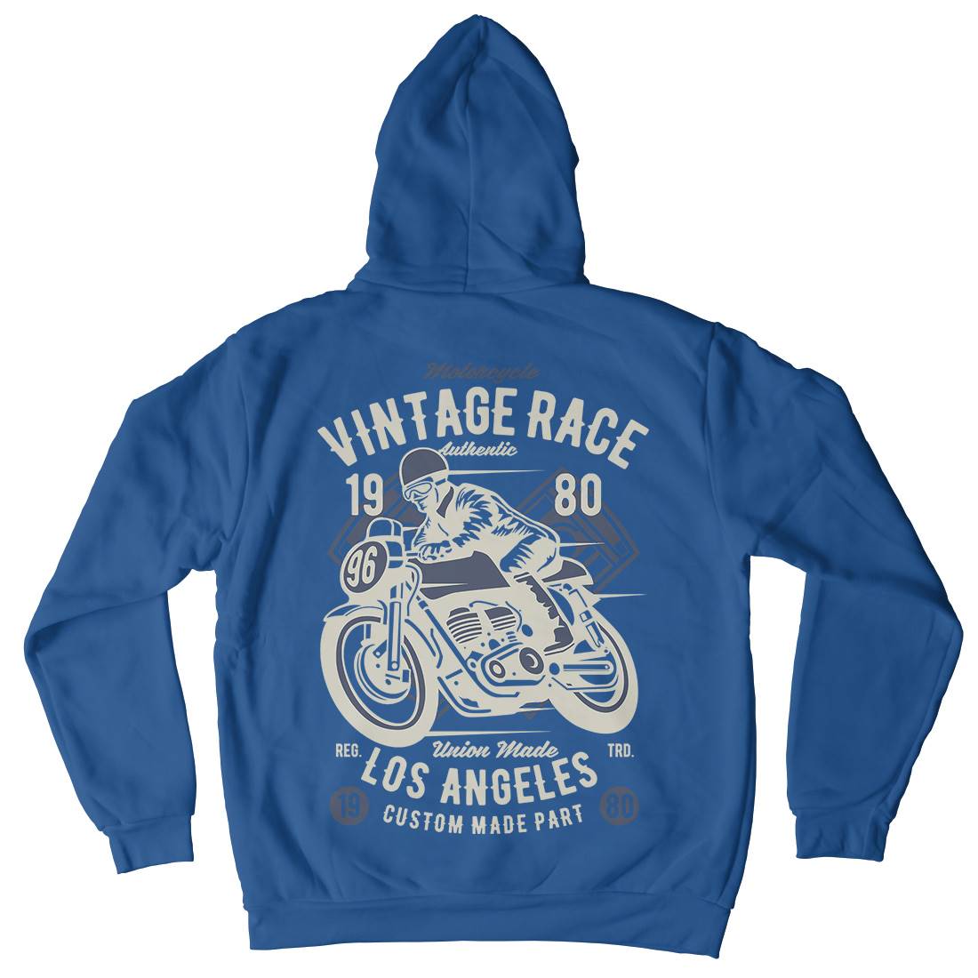 Vintage Race Kids Crew Neck Hoodie Motorcycles B269