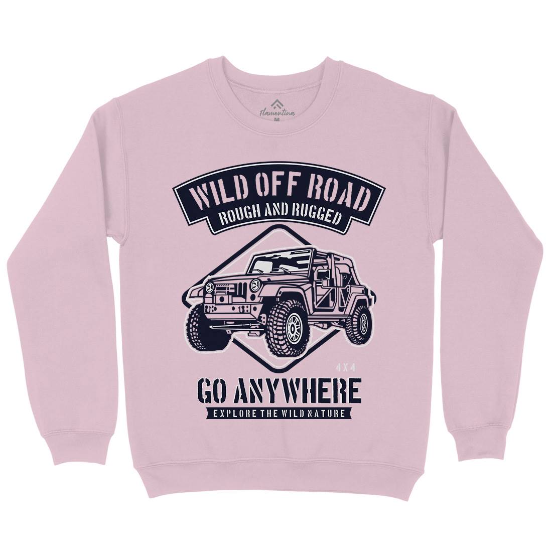 Wild Off Road Kids Crew Neck Sweatshirt Cars B271