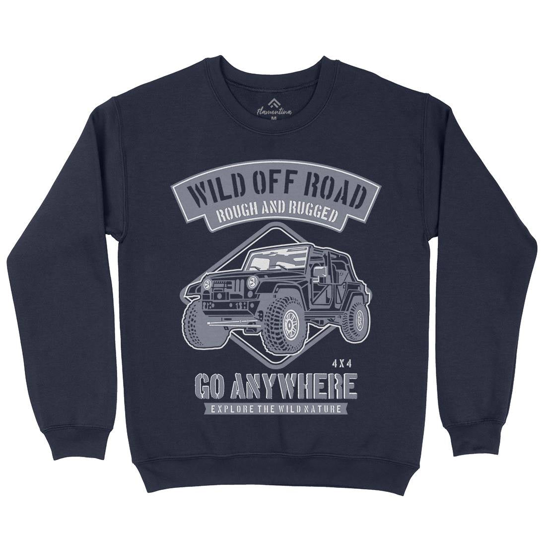 Wild Off Road Kids Crew Neck Sweatshirt Cars B271