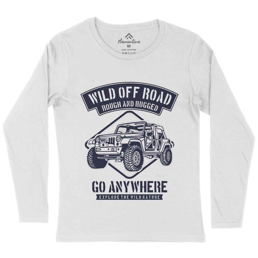 Wild Off Road Womens Long Sleeve T-Shirt Cars B271