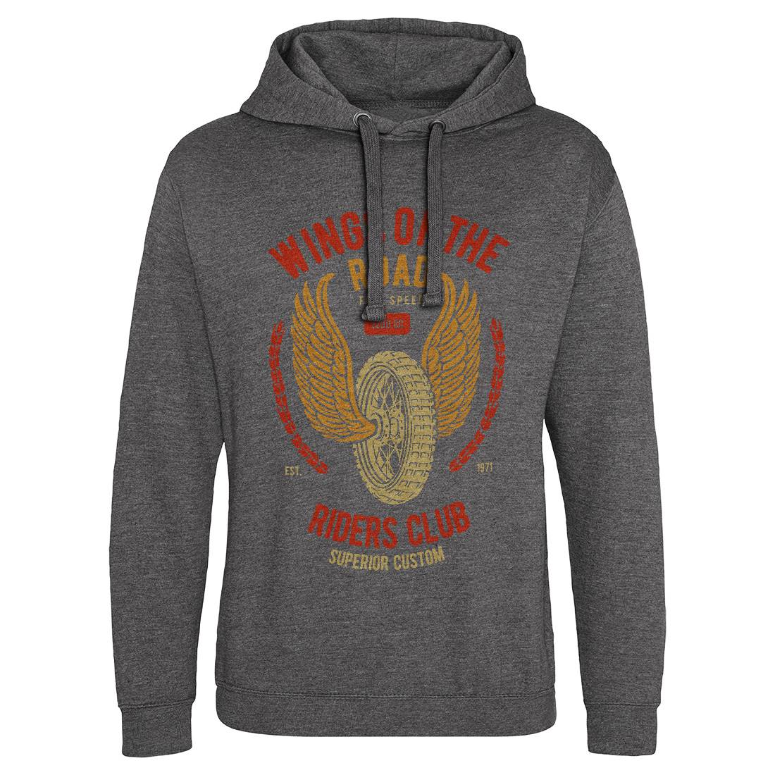Wings Of The Road Mens Hoodie Without Pocket Motorcycles B273