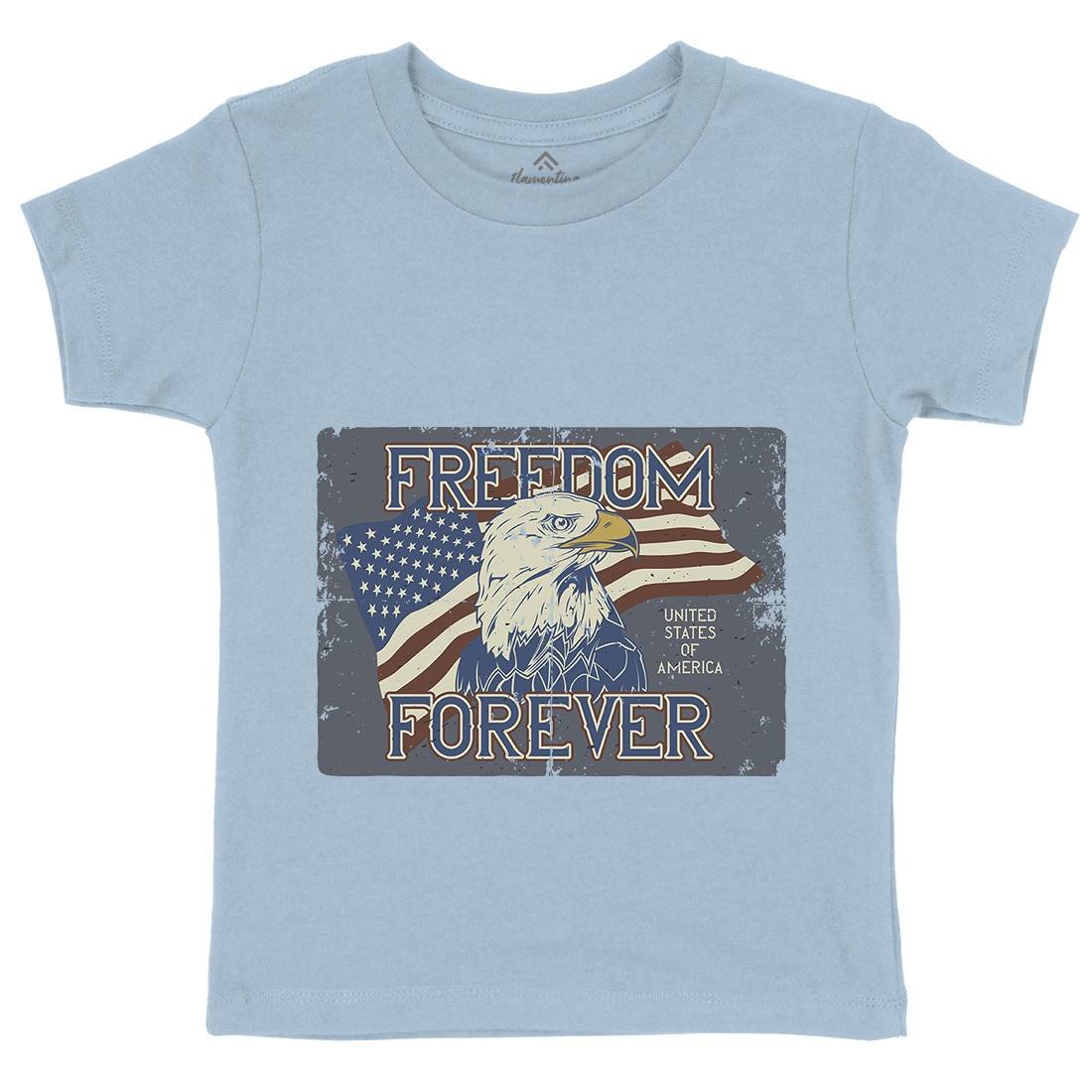American Eagle Kids Organic Crew Neck T-Shirt American B274