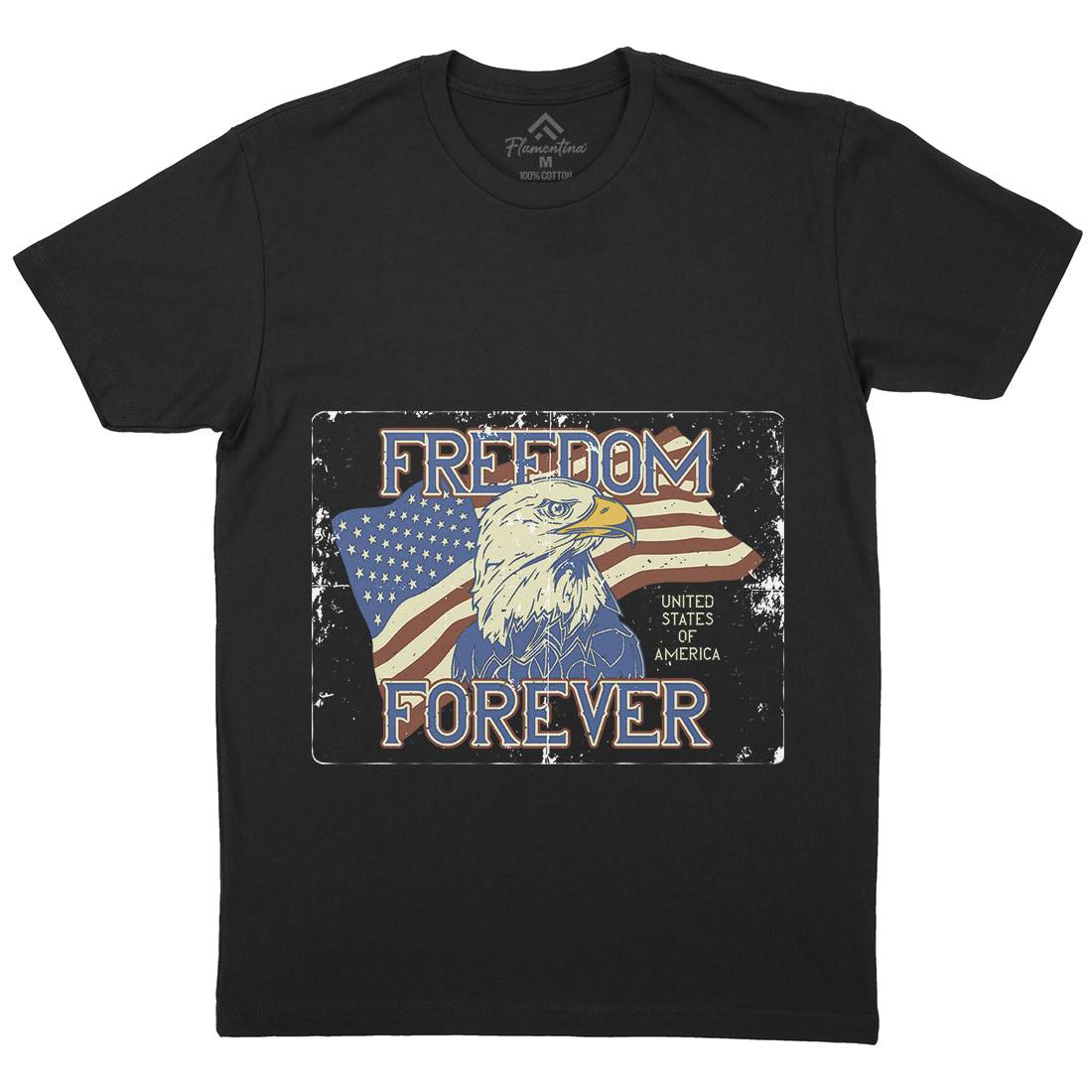 American Eagle Mens Crew Neck T-Shirt American B274