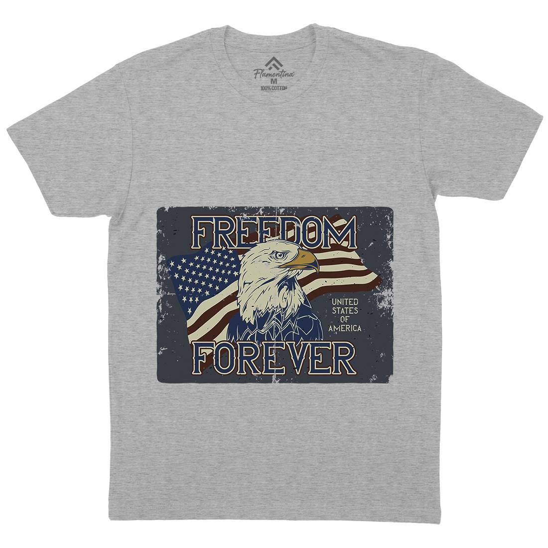 American Eagle Mens Crew Neck T-Shirt American B274