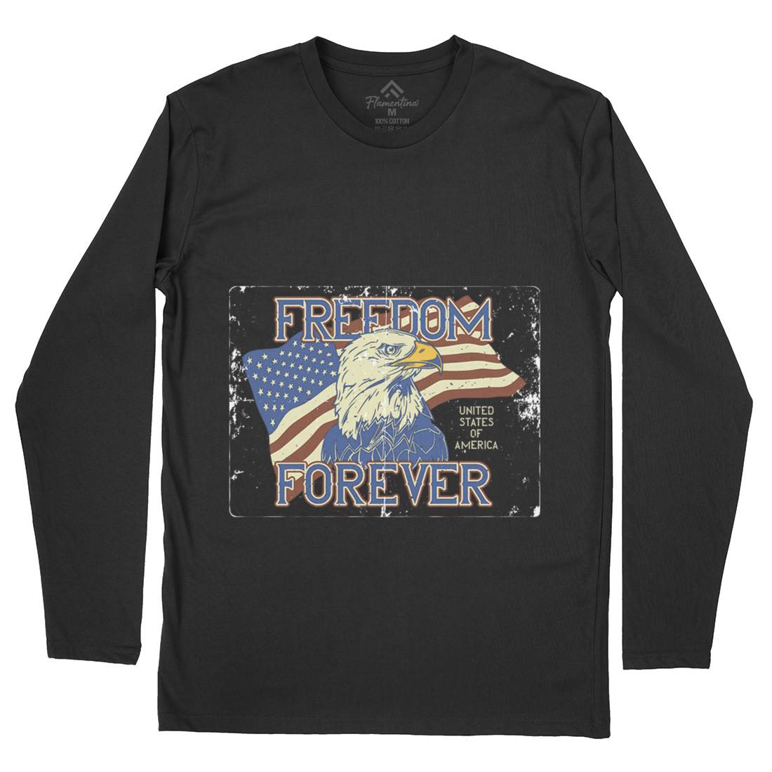 American Eagle Mens Long Sleeve T-Shirt American B274