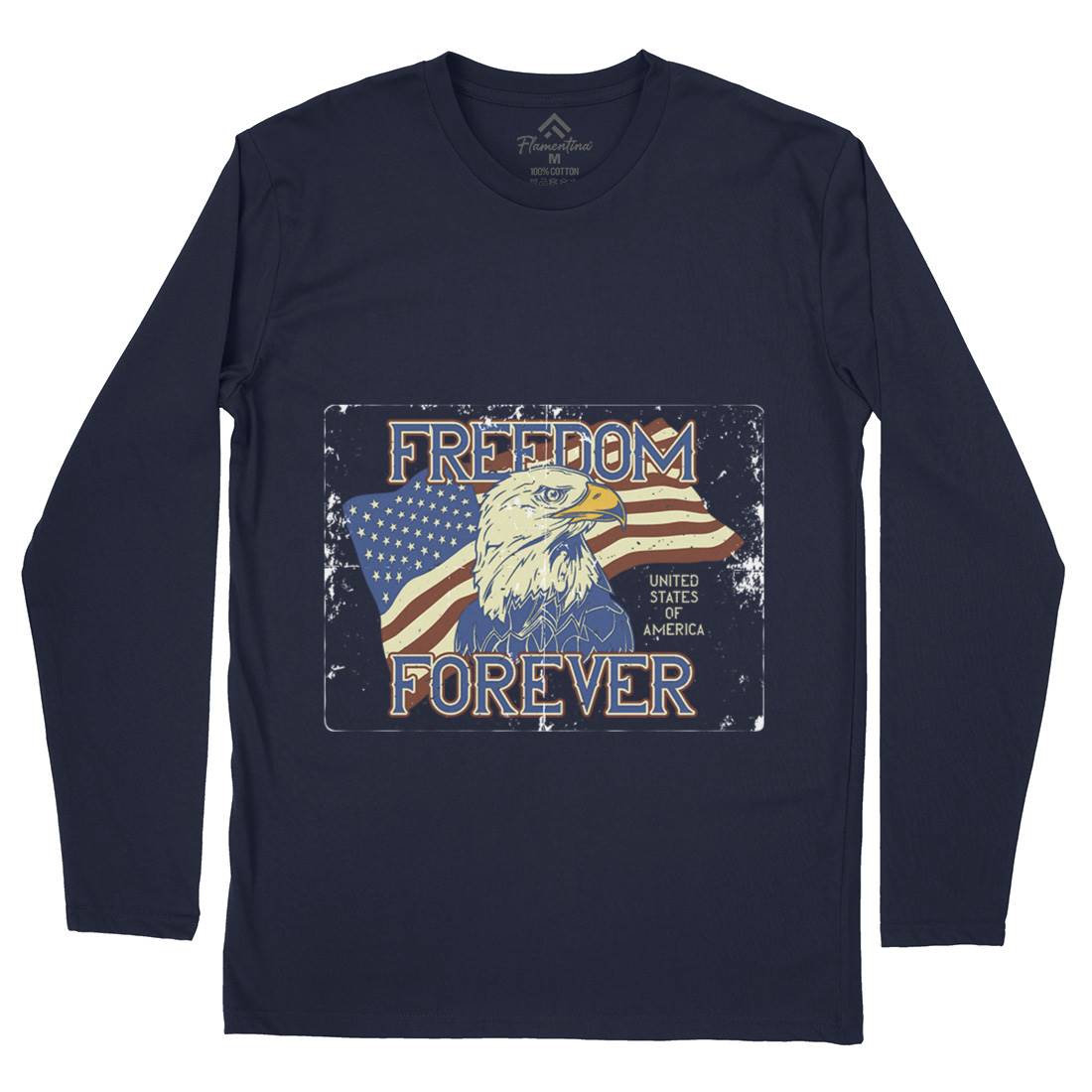 American Eagle Mens Long Sleeve T-Shirt American B274