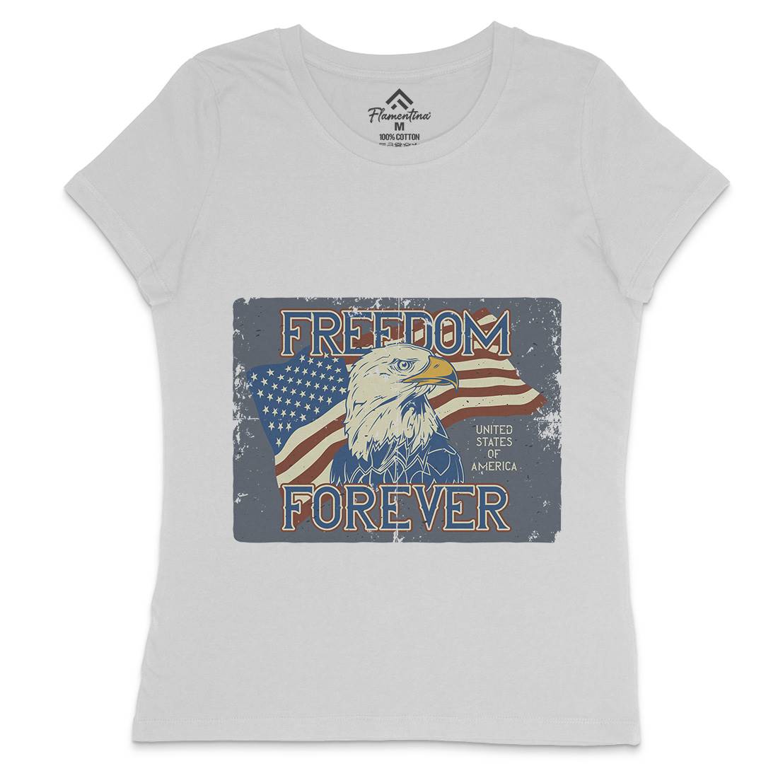 American Eagle Womens Crew Neck T-Shirt American B274