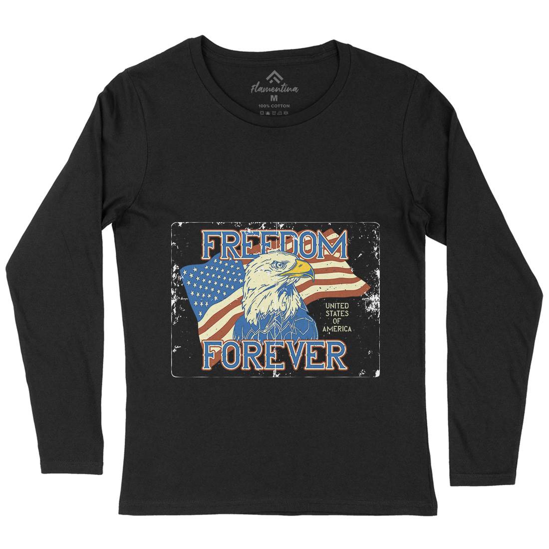 American Eagle Womens Long Sleeve T-Shirt American B274