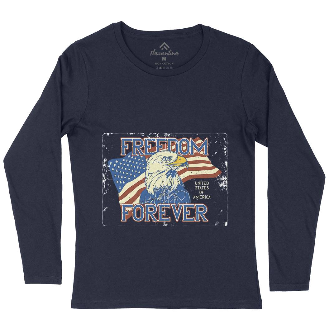 American Eagle Womens Long Sleeve T-Shirt American B274