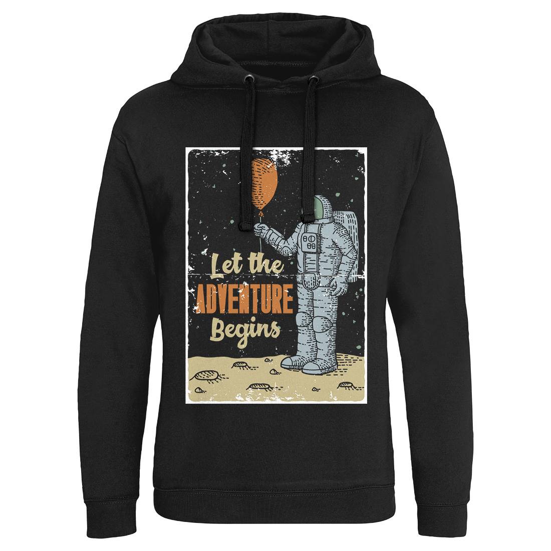 Astronaut Mens Hoodie Without Pocket Space B275