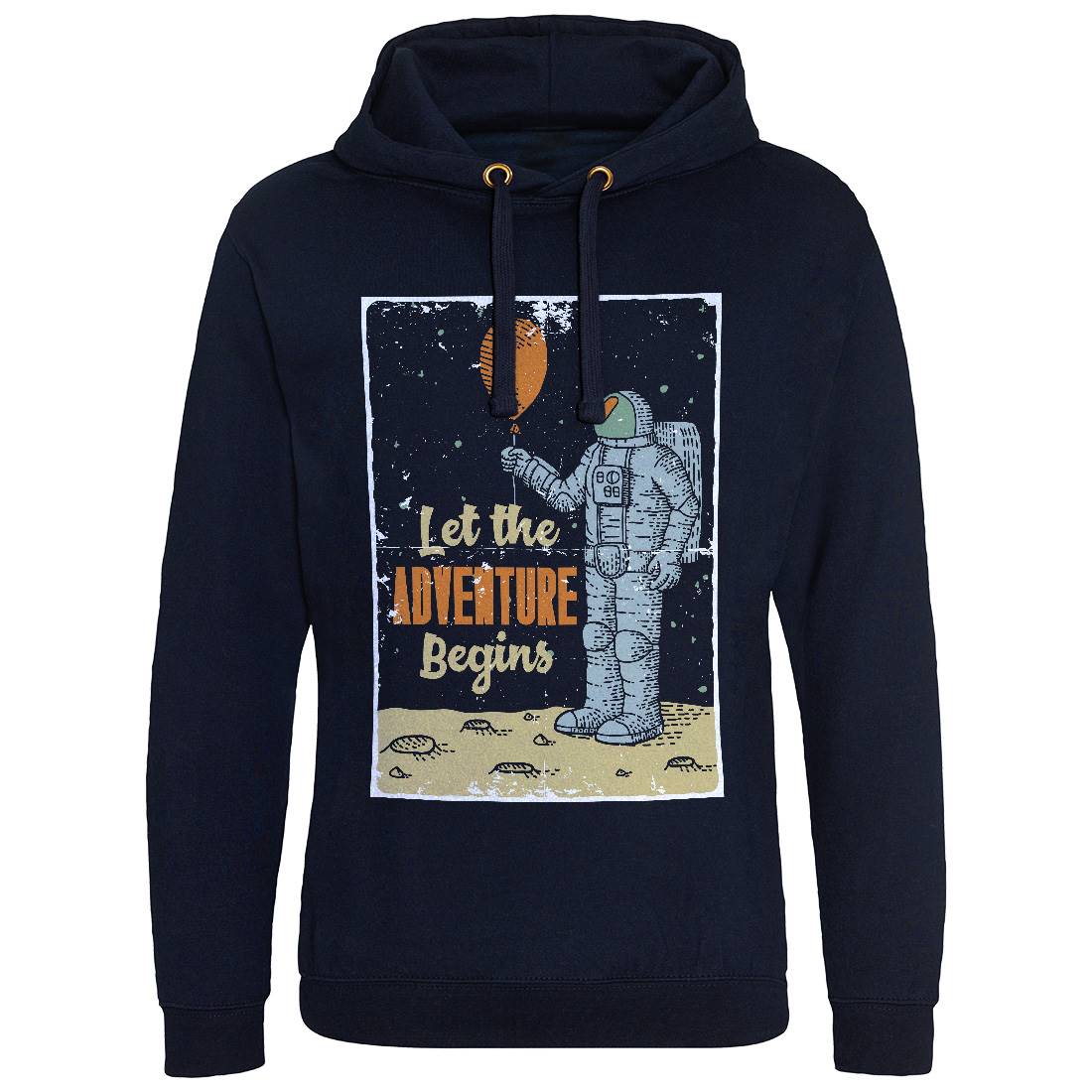 Astronaut Mens Hoodie Without Pocket Space B275