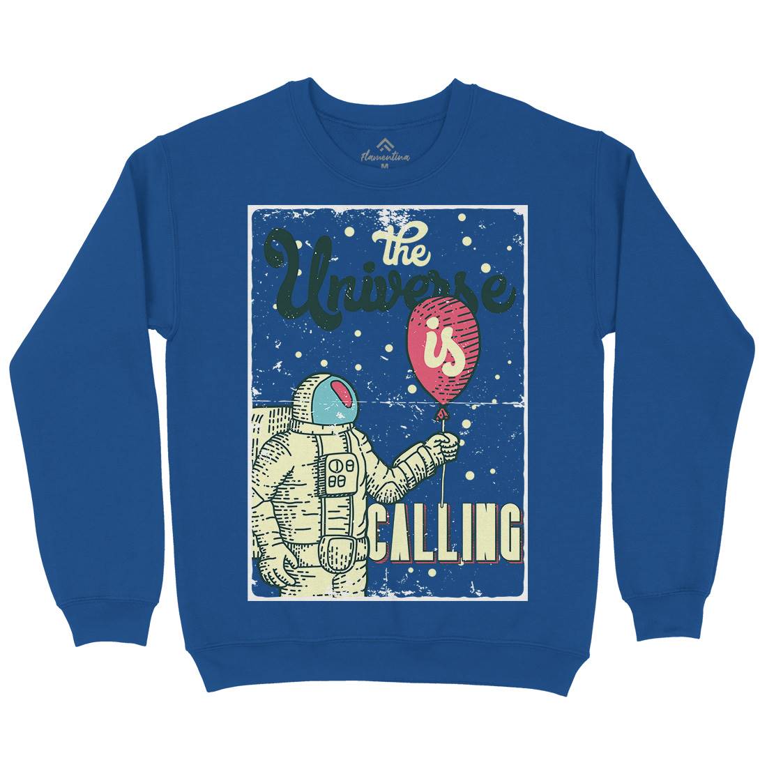 Astronaut Mens Crew Neck Sweatshirt Space B276