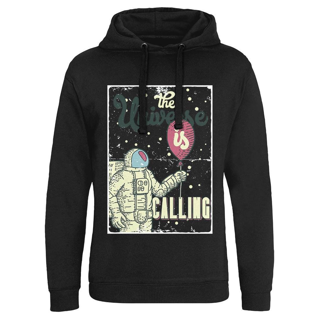 Astronaut Mens Hoodie Without Pocket Space B276