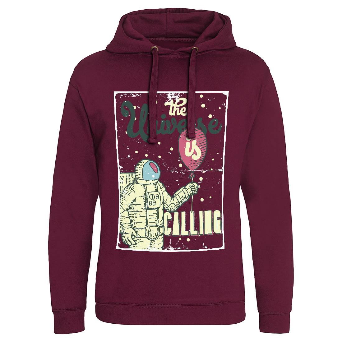 Astronaut Mens Hoodie Without Pocket Space B276