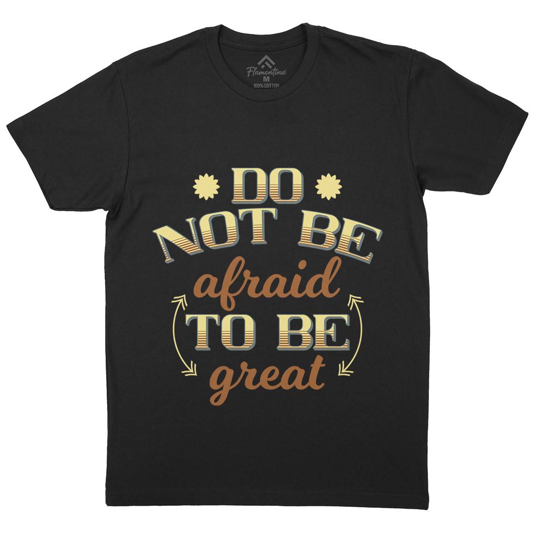 Be Great Mens Organic Crew Neck T-Shirt Retro B278