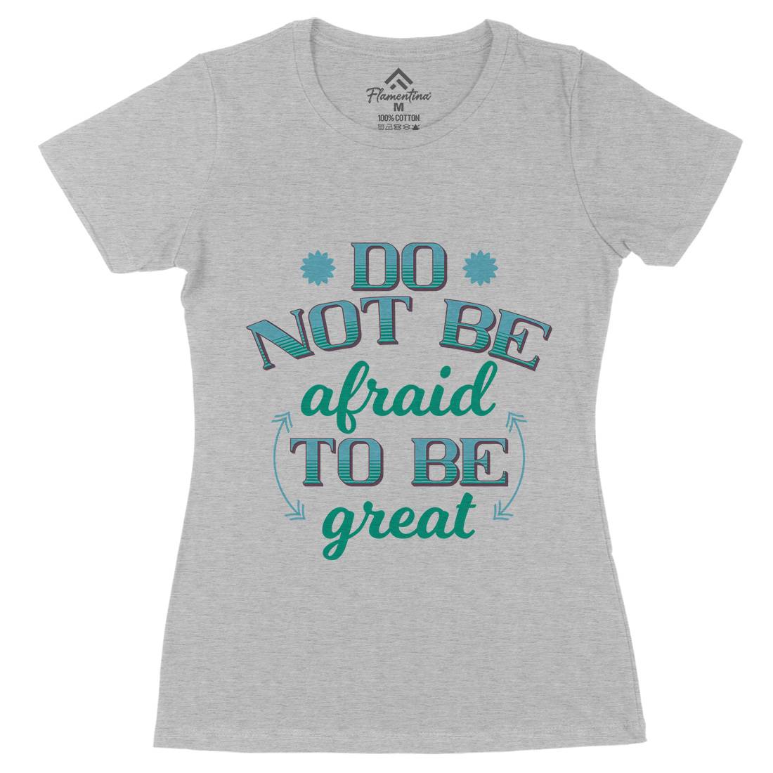 Be Great Womens Organic Crew Neck T-Shirt Retro B278