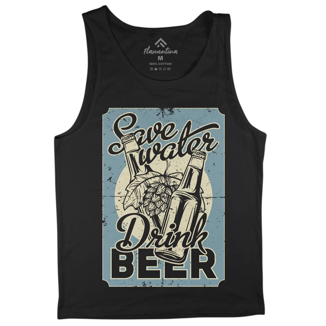 Save Water Drink Beer Mens Tank Top Vest Drinks B279